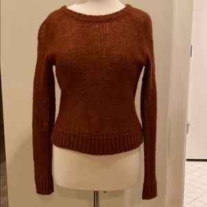 Rust brown sweater
